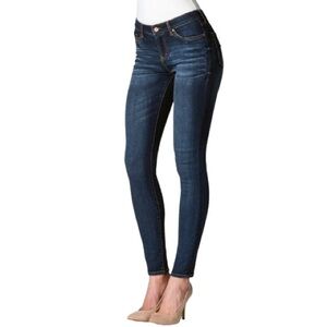 Dear John Gisele High Waist Skinny Reload Dark Wash Jeans EUC